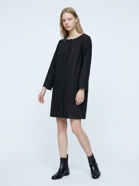 Herno Black Spring Coat Size 12